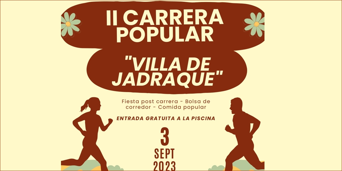 II Carrera Popular Villa de Jadraque 3 SEP